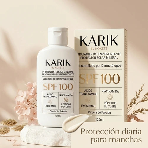 KARIK - Protector solar para manchas y tono desigual