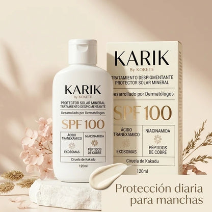 KARIK - Protector solar para manchas y tono desigual