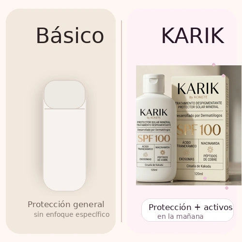 Comparativa entre bloqueador básico y KARIK